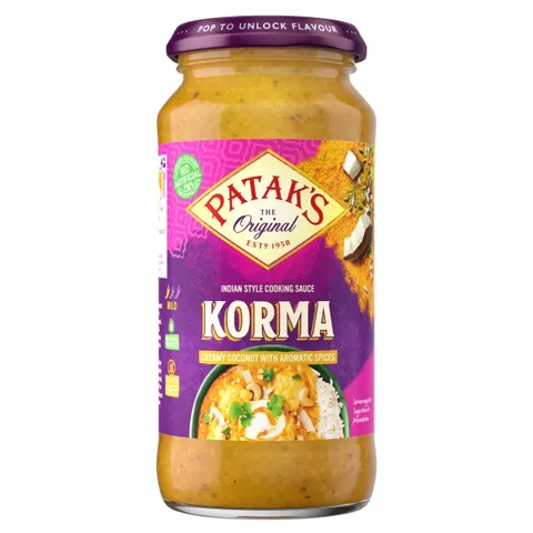 Patak's Korma indická omáčka sklo 450g