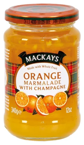 Mackay's zavařenina pomeranč se šampaňským 340g
