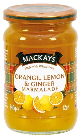 Mackay's zavařenina pomeranč citron zázvor 340g
