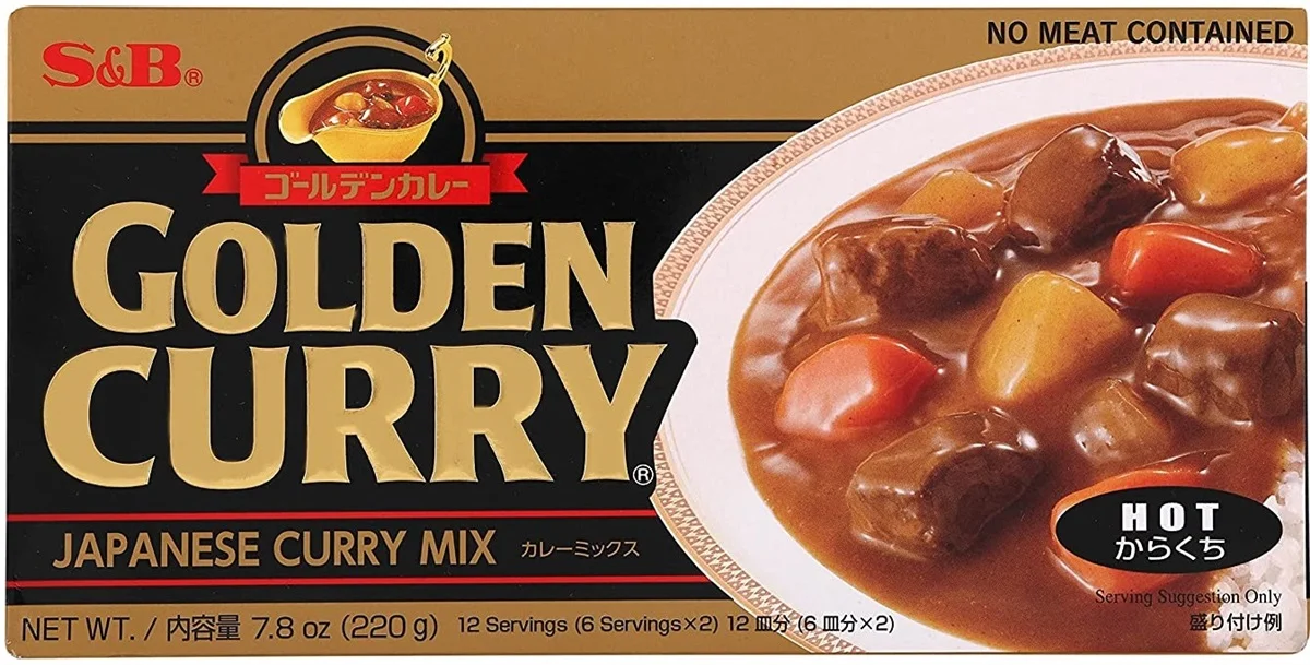 S&B curry mix HOT 220g