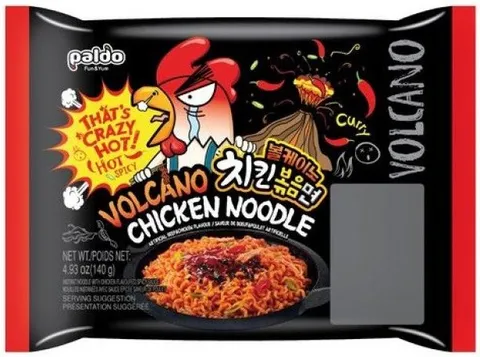 Paldo Volcano Chicken kuřecí velmi pálivá polévka 140g