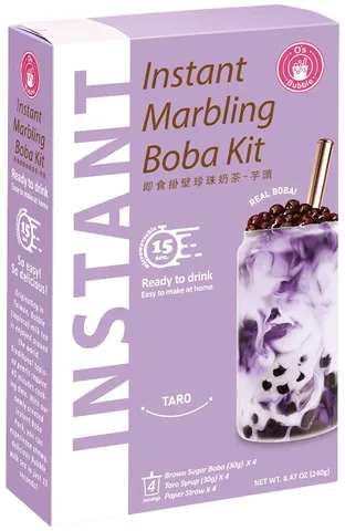O's Bubble instantní bubble tea taro 4x60g