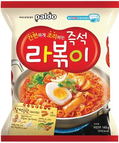 Paldo Rabokki ramen nudle s hovězím vývarem 145g