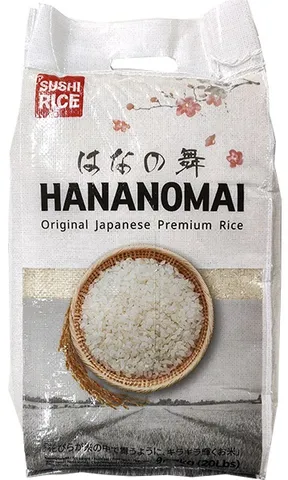 Hananomai prémiová rýže na sushi 9kg