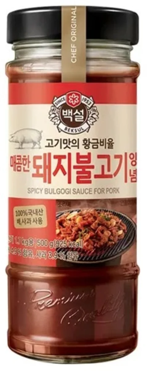 Beksul Bulgogi marináda na vepřové maso sklo 500g