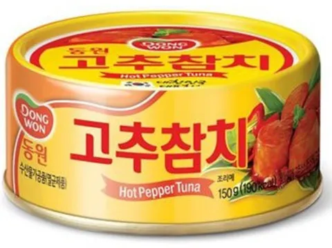 Dong Won tuňák v oleji s chilli plech 135g