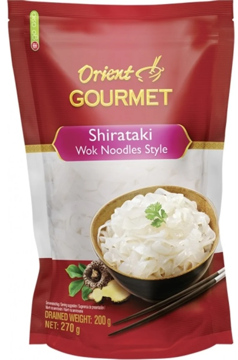 Orient Gourmet konjakové nudle shirataki WOK 270g