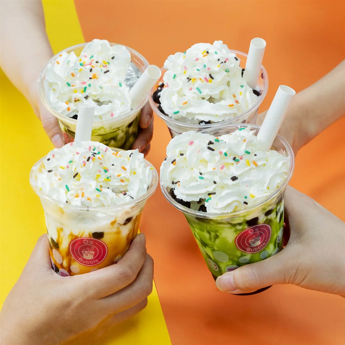 O's Bubble party kit sada na přípravu bubble tea 6 porcí 360g