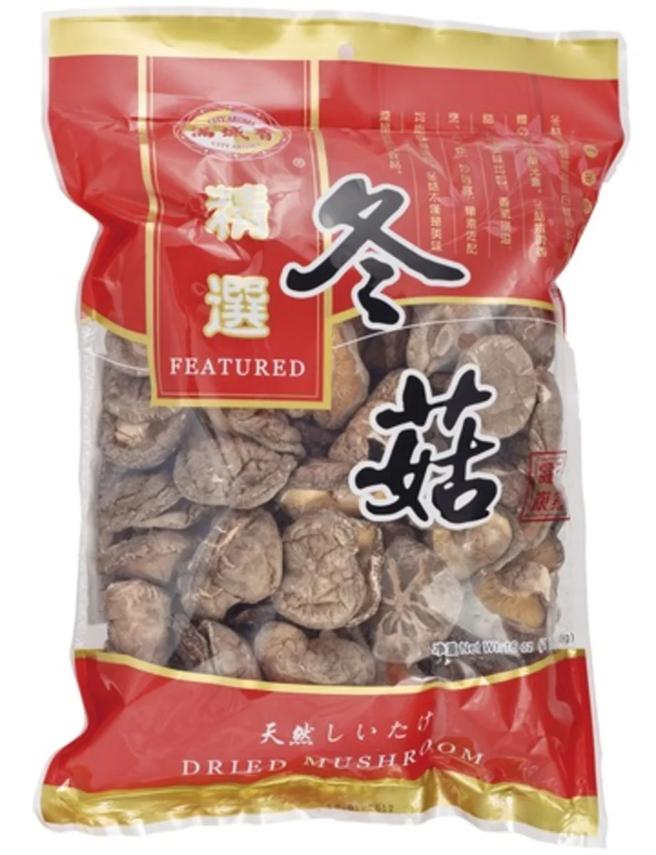 City Aroma sušené houby shiitake 454g
