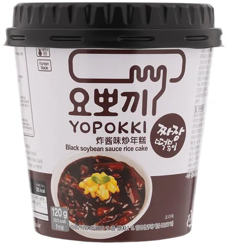 Yopokki Jjajang instantní rýžové Tteokbokki 140g