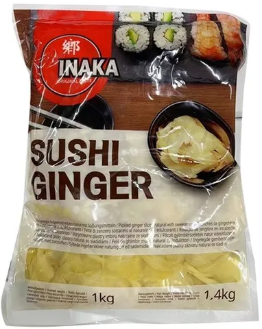 Inaka nakládaný zázvor bílý 1400g