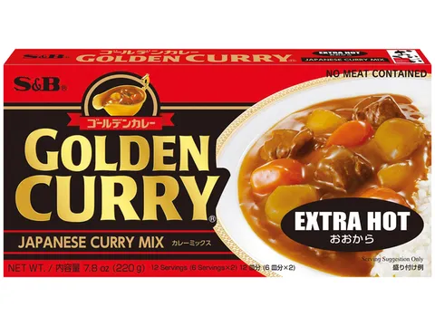 S&B curry mix EXTRA HOT 220g