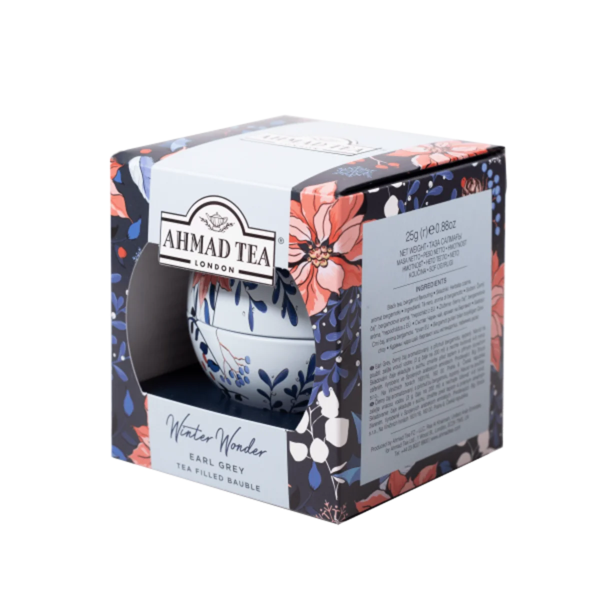 Ahmad Tea Vánoční ozdoba Winter Wonder Earl Grey 25g