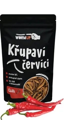Wormup červíci s příchutí chilli 20g
