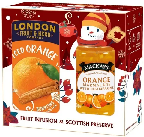 Mackay's London pomeranč a pomerančový džem s šampaňským vánoční 340g