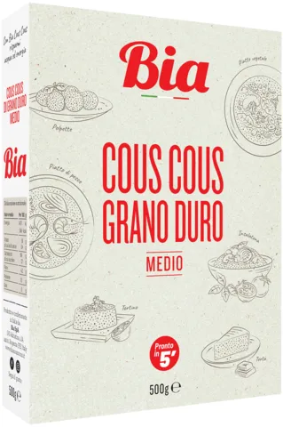 Bia kuskus z tvrdé pšenice 1kg