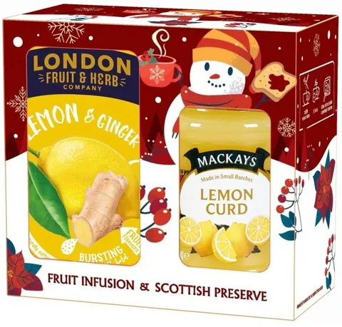 Mackay's London Citrón se zázvorem a citrónový krém vánoční 340g