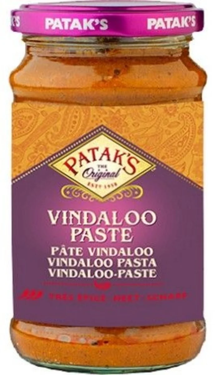 Patak's curry pasta Vindaloo sklo 283g