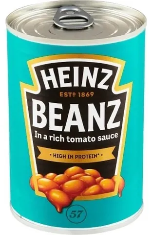 Heinz fazole v tomatové omáčce plech 415g
