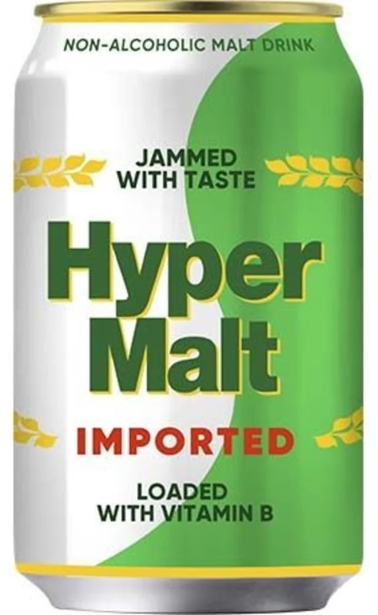 Hyper Malt nápoj z ječného sladu plech 330ml