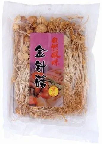 Zlatá houba enoki penízovka sametonohá sušená 100g