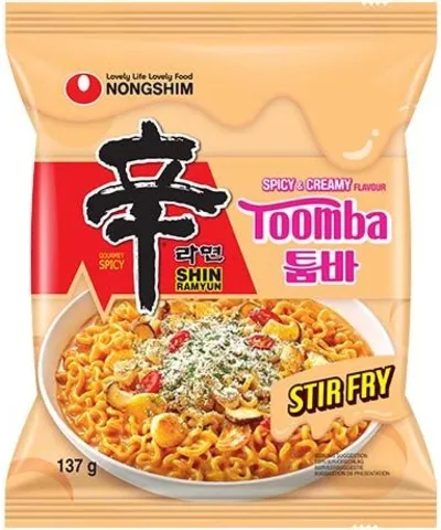 Nongshim Toomba stir-fry krémové ramen nudle 137g