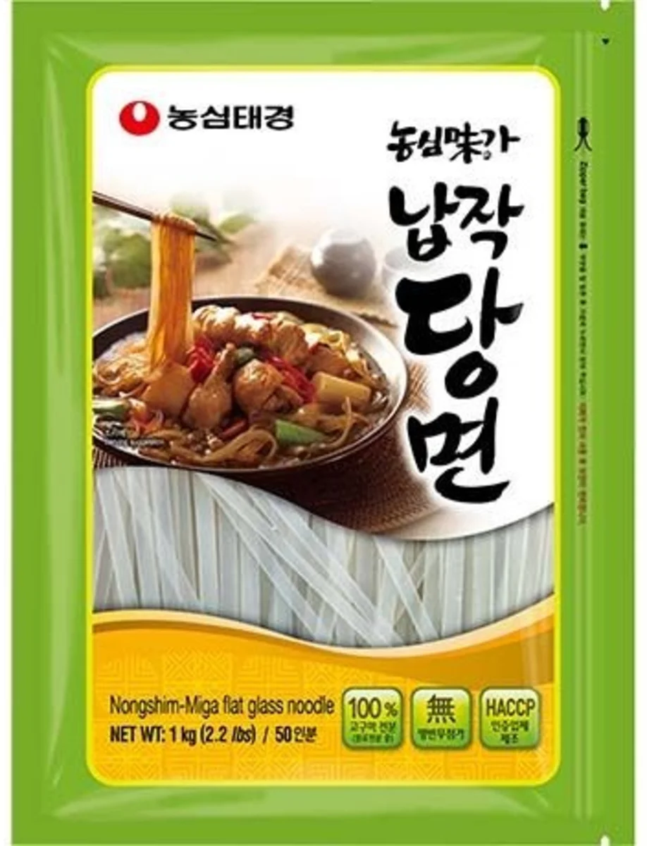 Nongshim skleněné nudle ze sladkých brambor široké 1000g